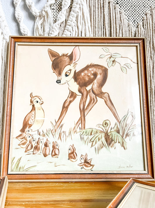 Bambi Art Set of 3